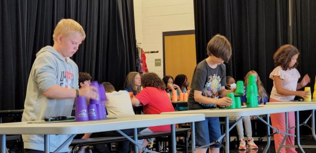 House Creek Elementary holds 2nd annual Cup Stacking Championship ...