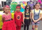Courtesy Photo/CCISD Hettie Halstead Elementary students Kaylah Hill, Jayvyon Adams, Annabelle Williams, and Mia Carreon dress as their favorite book characters during Children’s Book Week. The event is one of many the school does to encourage children to keep reading.