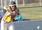 CCLP/TJ MAXWELL - Copperas Cove sophomore Josh Ropple lays down a bunt during the Bulldawgs’ 13-3 blowout of Academy in the championship game on Saturday.