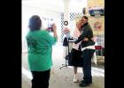 CCLP/BRITTANY FHOLER - Stoney Brook resident Penny Weaver and culinary director Warrell Spence were crowned Queen and King of the Sock Hop at Stoney Brook Assisted Living’s sock hop themed 6th anniversary party on Friday.