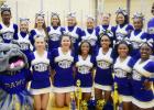 CCISD/Courtesy Photo - The CCHS Varsity and Junior Varsity squads won multiple awards at the UCA camp at Texas A&M including first place in their respective cheer divisions. Four varsity cheerleaders were also named All-American cheerleaders.