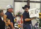 CCLP/LYNETTE SOWELL - A Yeti cooler was among the items auctioned off at Saturday night’s all-you-can-eat fajita dinner and auction held at the Oakalla Volunteer Fire Department.