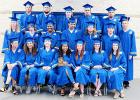 CCLP/DAVID J. HARDIN - Fall 2016 graduates of Crossroads High School pose for a picture before the ceremony last Thursday night at Copperas Cove High School’ s Lea Ledger Auditorium. 25 students received their diplomas.