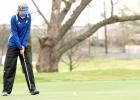 CCLP/TJ MAXWELL - Copperas Cove freshman Maddie Miller watches her putt fall in the cup during day two of the Marvin Dameron Invitational two-day tournament at the Cottonwood Creek Golf Course in Waco on Saturday. Miller shot a combined 193 to lead the squad.