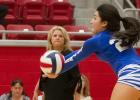 CCLP/TJ MAXWELL - Cove senior Madison Wasiak makes a dig during the Lady Dawgs’ 3-0 loss to No. 3 Southlake Carroll in the Area round of the 2016-17 UIL State Volleyball Playoffs.