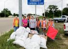 On Saturday the Browning Community Garden Club of Kempner successfully completed its Texas Trash Off project. Several bags of litter were collected from the two-mile strip of road the club has adopted on F.M. 2657.