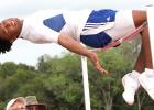 CCLP/TJ MAXWELL - Copperas Cove senior Josh Canete clears the 6-feet, 8-inch mark to win gold at the KISD Varsity Relays on Friday.