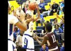 CCLP/TJ MAXWELL - Cove senior Keturah Taylor buries a three-pointer during the No. 14 Lady Dawgs’ 57-54 loss to the No. 9 Killeen Lady Roos on Tuesday. The Lady Dawgs travel to Belton tonight to face the Lady Tigers.