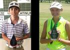 Courtesy photos - Cove senior Dustin Dean, left, and freshman Madelyn Miller each earned Beltway Junior Golf Tour’s Player of the Year award for finishing atop the tour standings in their respective divisions of the Centex Region.
