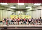 Courtesy Photo/CCISD Williams/Ledger Elementary first and second grade students are lined up and ready to participate in the school’s second annual spelling bee. The 15 students selected to compete are members of the school’s spelling club and have practiced for months before and after school.