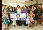 COURTESY PHOTO <p> The Copperas Cove Chamber of Commerce Ambassadors selected Decor and More as the business of the month for July.  Pictured with the Ambassadors are royalty from the Five Hills Scholarship Program.