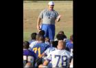 CCLP/TJ MAXWELL - Copperas Cove head football coach Jack Welch talks to his team after practice on Wednesday.