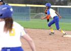 CCLP/TJ MAXWELL - Copperas Cove senior Peyton Choate (6) and Jackie Clay get ready to run during the Lady Dawgs’ five-run second inning of their 13-3 win over SA Central on Tuesday.