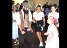 CCLP/BRITTANY FHOLER - Chris Bailey danced with his three daughters Danielle, Erin and Presleigh at the 3rd Annual Daddy Daughter Dance organized by the Parks and Recreation Department and the Youth Advisory Council, held at the Copperas Cove Civic Center Saturday evening.