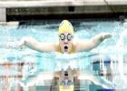 Copperas Cove freshman Olivia Garcia competes in the 200-yard individual medley during the Killeen ISD Mary Jobe Christmas Classic swim meet Saturday at the Clements Boys and Girls Club.