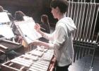 S. C. Lee Junior High student, Alex Rios, marks his part during rehearsals at the Texas Music Educators Association’s Region 8 All-Region Clinic on Saturday.