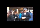 Star Group Veterans Helping Veterans president Jonathan Haywood shakes hands with members of the Copperas Cove Chamber of Commerce after the grand opening ceremony and ribbon cutting Thursday evening.