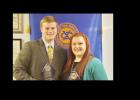 Allen Dees and Kaitlynn Blalock were selected by the morning club as the Youth of the year.