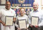 Jonathan Haywood, Bethany Barkholder and Howard Ray were each inducted into the National Exchange Club during Wednesdays meeting at Lil Tex Restaurant in Copperas Cove.
